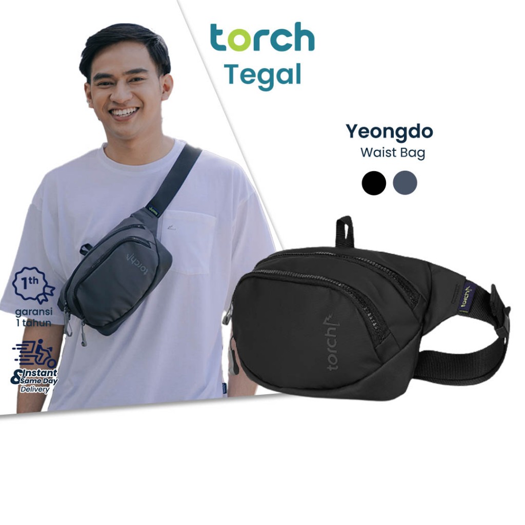 TORCH Yeongdo Tas Pinggang Ringan Anti Air Pria Wanita - Tas Pinggang Waterproof
