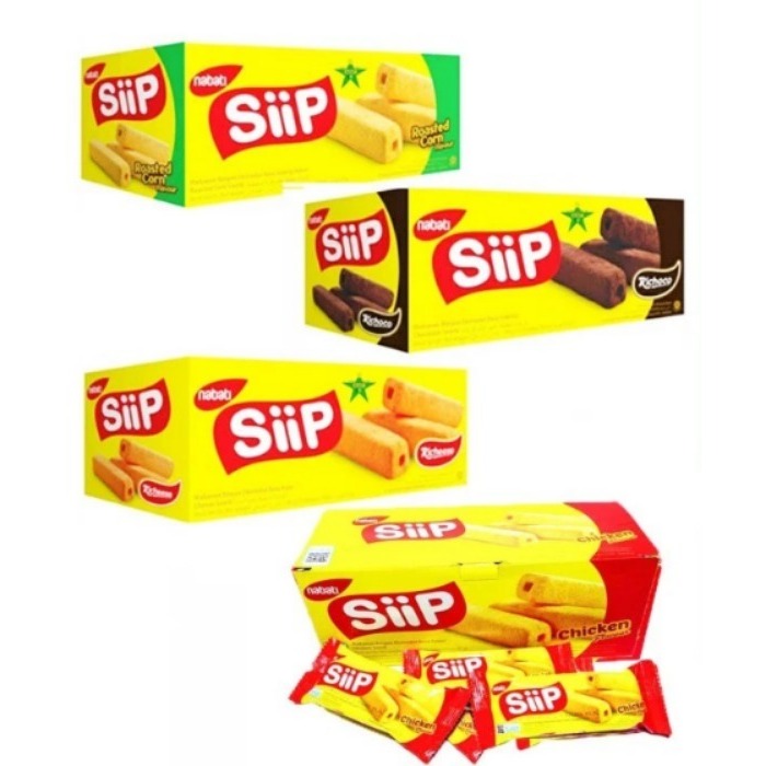 

Nabati Siip Box 20 pcs @5gr Snack Grosir Keju Jagung Bakar Cokelat Richeese