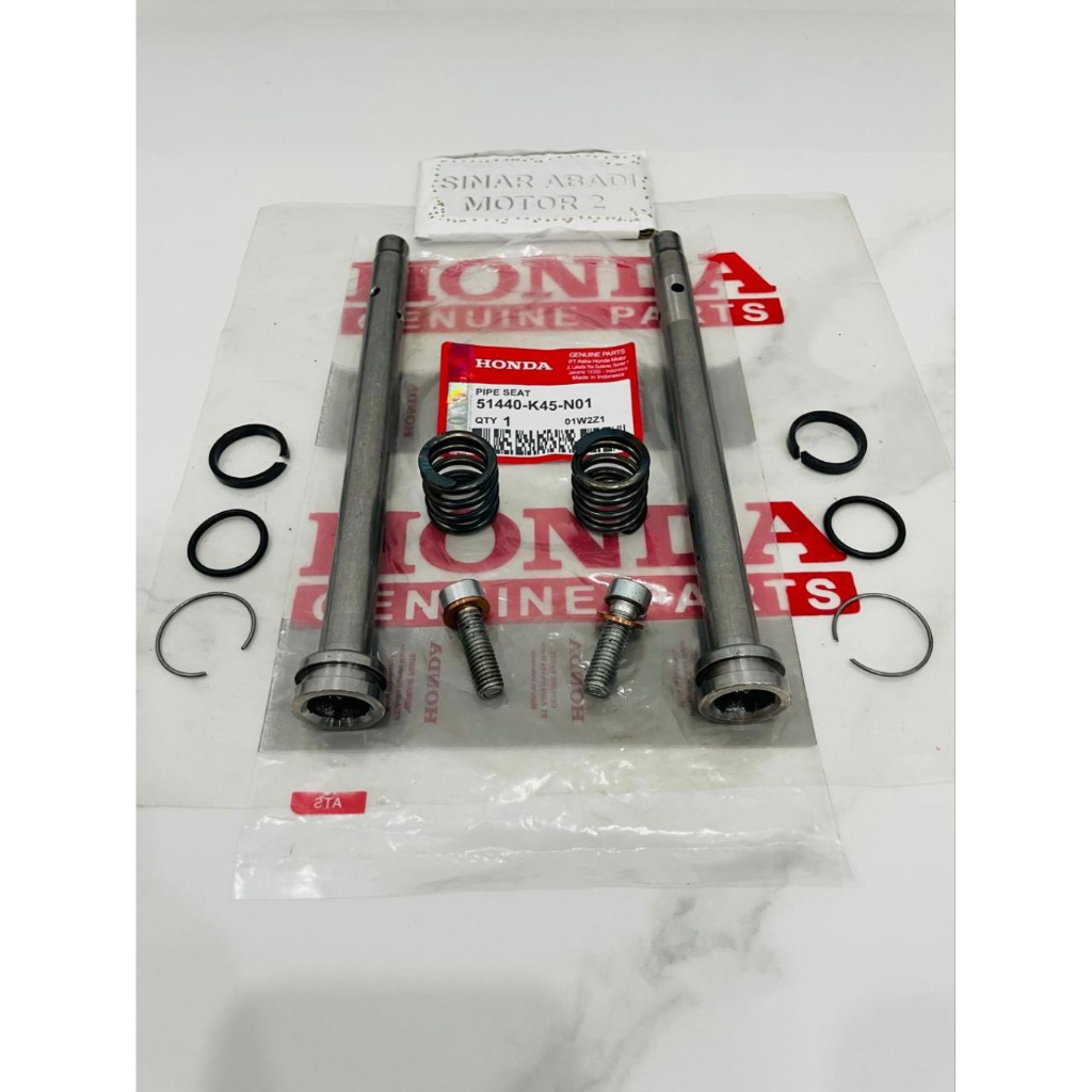SULING SHOCK SHOK SOK DEPAN SET PIPE SEAT 51440-K45-N01 ASLI HONDA CB 150 OLD & NEW CBR 150 CB 150 K