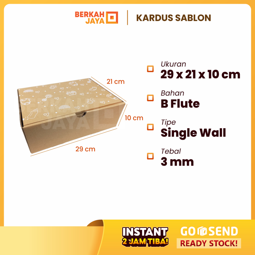 

Kotak Kado – New Born uk. 29x21x10 cm / Gift Box / Hampers Bayi New Born Box / Kardus Sablon / Corrugated Box Packaging Die Cut / Kardus Hampers / Hoodie / Mukena / Ultah / Valentine / Anniversary / Happy Birthday (Kardus New Born 29 x 21 x 10 cm)