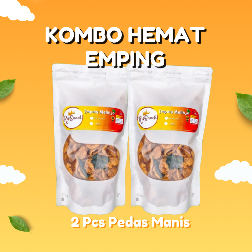 

PAKET KOMBO HEMAT EMPING PEDAS MANIS DAUN JERUK/THAILAND 2pcs