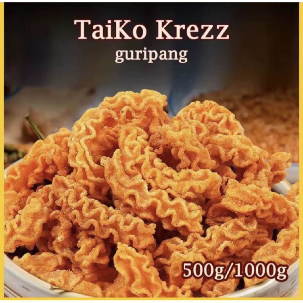 

Taiko krezz sapi panggang dan sweety spicy 500gram