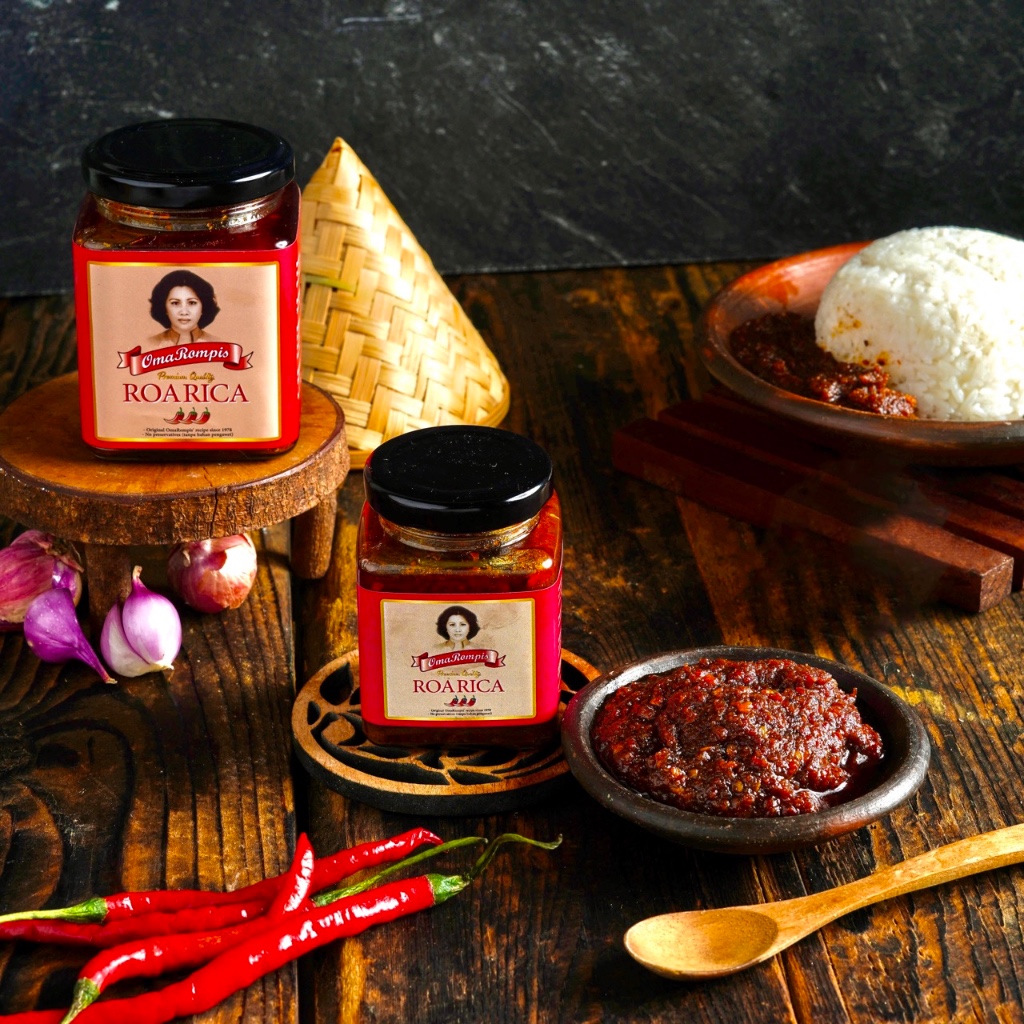 

Sambal Roa Rica Premium Khas Manado, Pedas, Tanpa Pengawet/MSG, Halal, Ikan Roa, & Homemade 200G