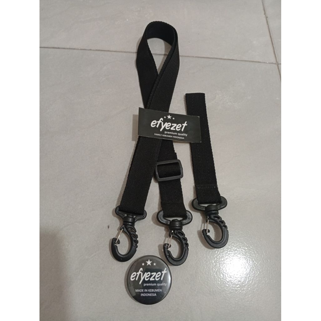 tali tas slempang/clutch webing nilon tebal, kuat