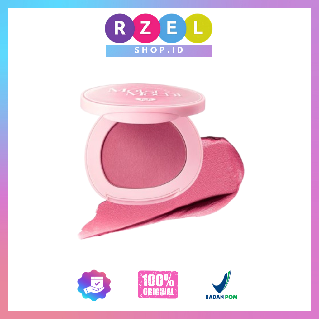 BNB barenbliss Moist Mochi Paste Powder Blush 12H Lasting Color pH Changing Cream | Berry Lava (RZEE