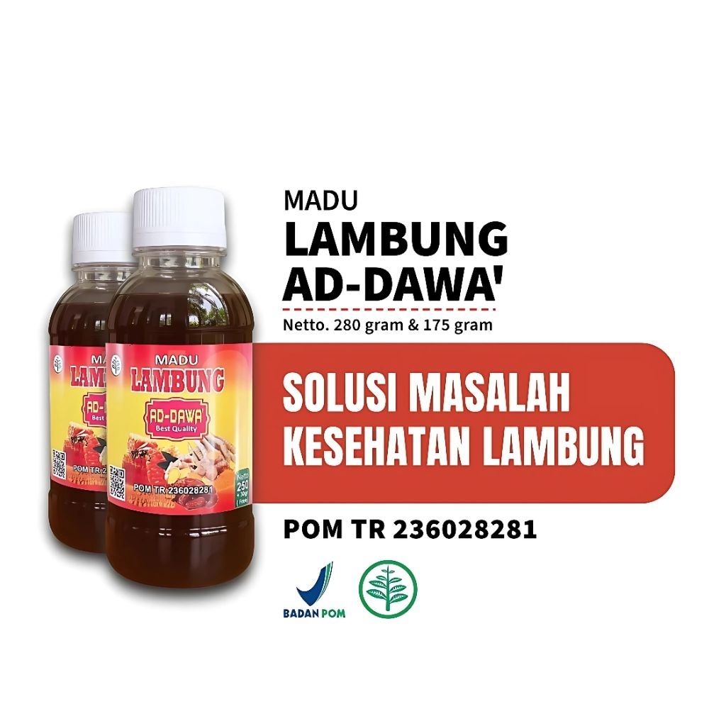 

Madu Sehat Lambung Ad Dawa 280g