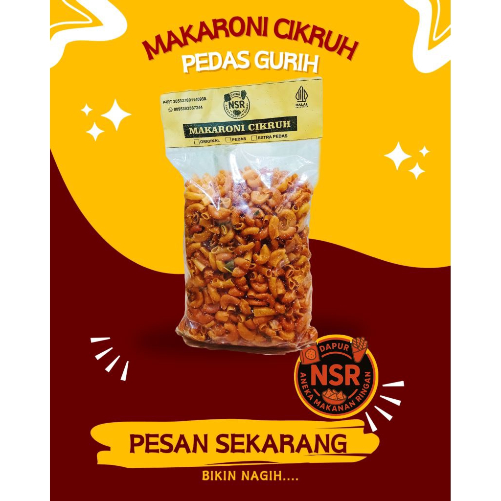 

MAKARONI CIKRUH 250-500 GRAM