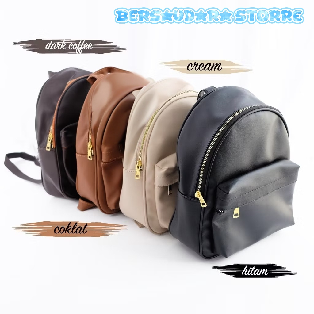 Tas Ransel Alisa Serbaguna / Tas Gendong kulit sintetis multifungsi wanita