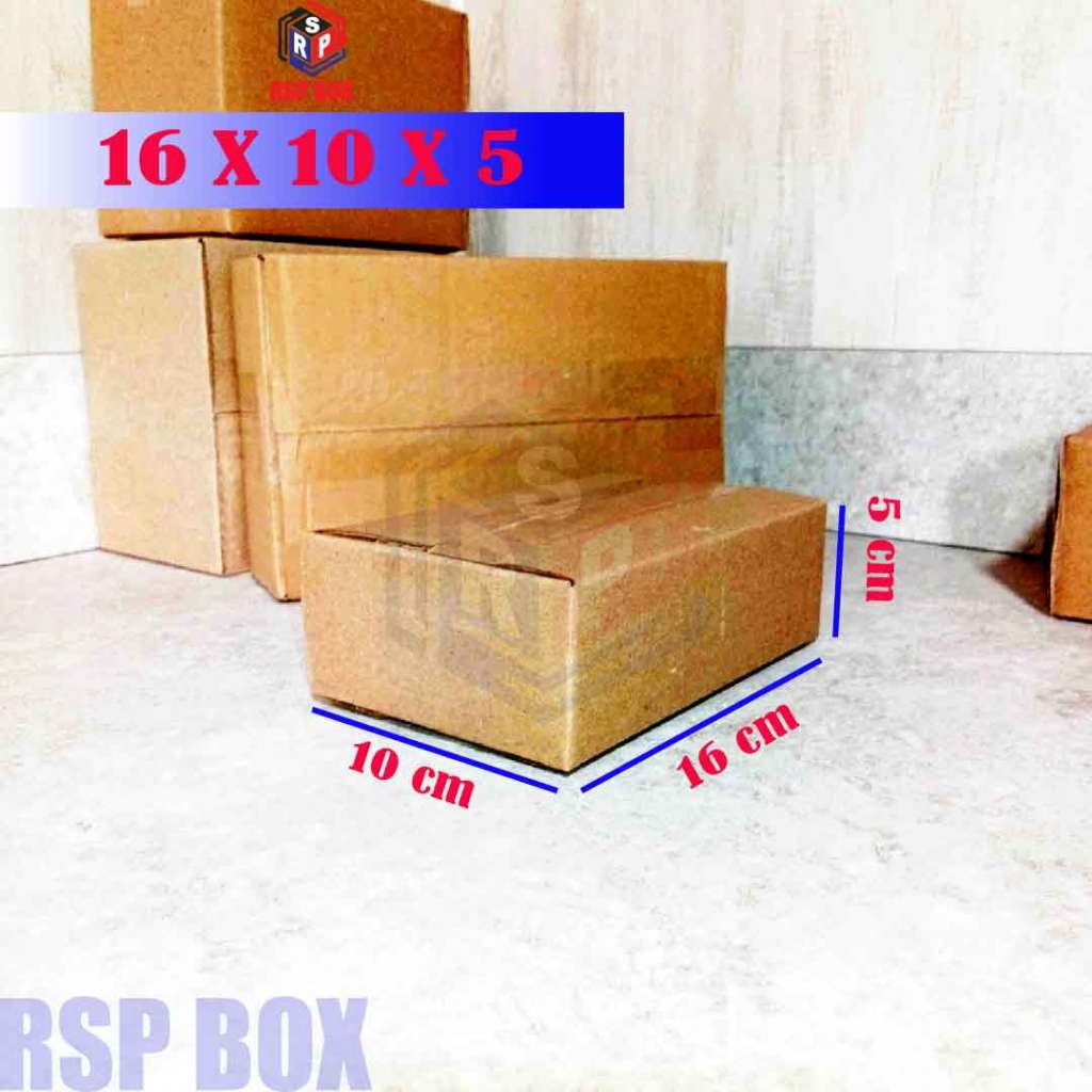 

Kardus packing ukuran 16x10x5 cm karton box packaging murah