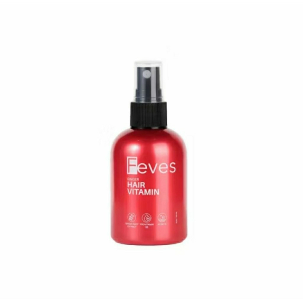 FEVES GINGER Hair Serum Vitamin Rambut Spray 100ml (Perawatan Rambut Rusak dan Mudah Patah)
