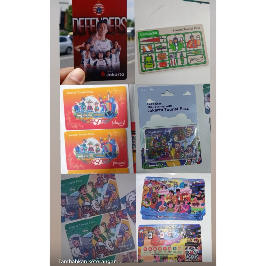 jakcard bank DKI untuk jaklingko transjakarta KRL MRT LRT Museum  ada isi 10.000