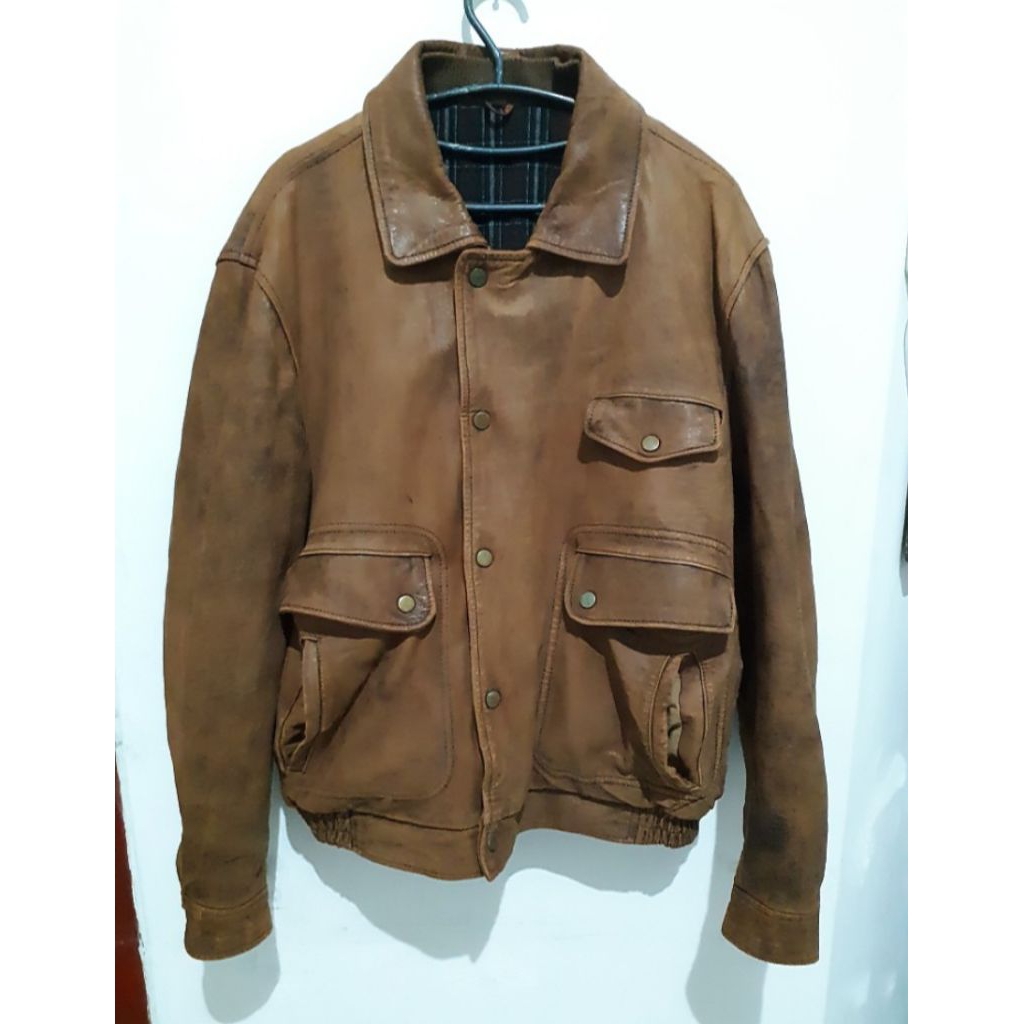 Jaket Kulit Jaket Motor Jaket Pilot
