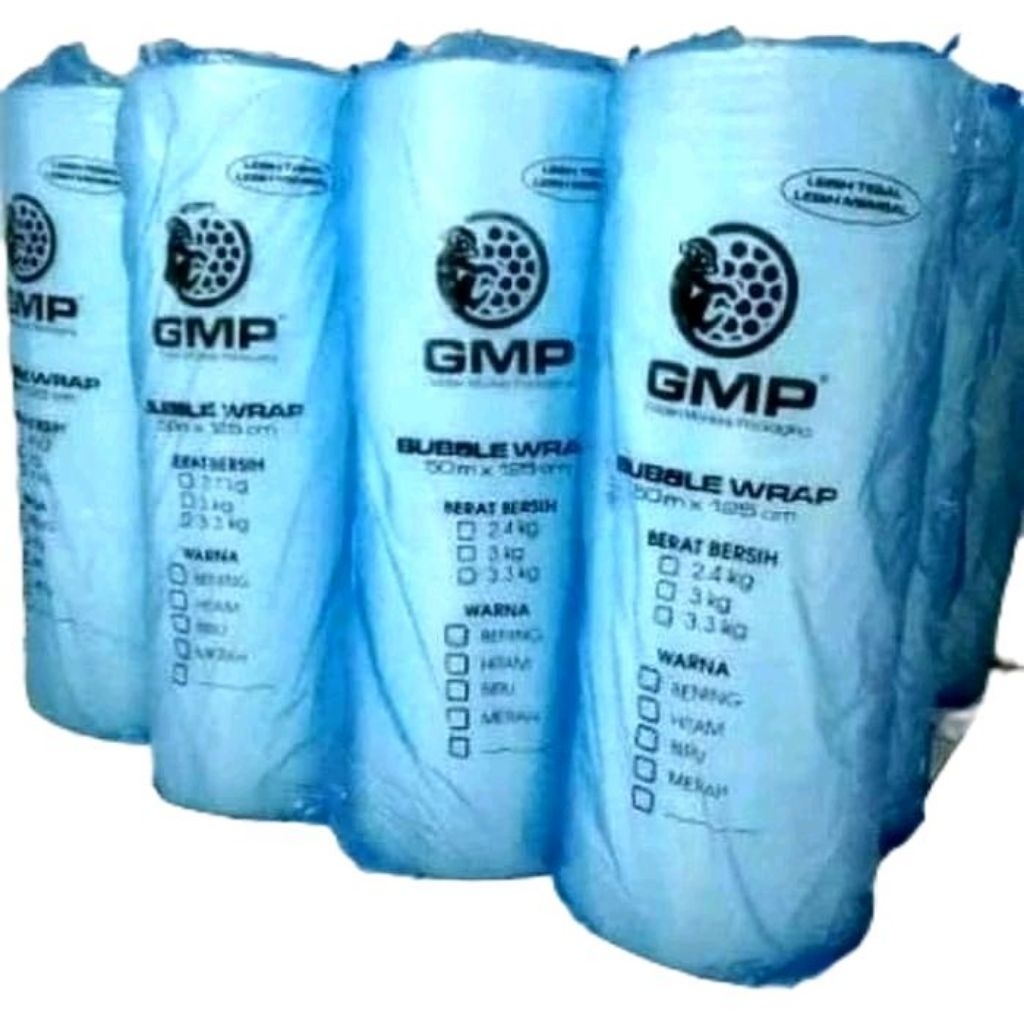 

Bubble wrap putih merk gmp uk 125cmx50m GMP