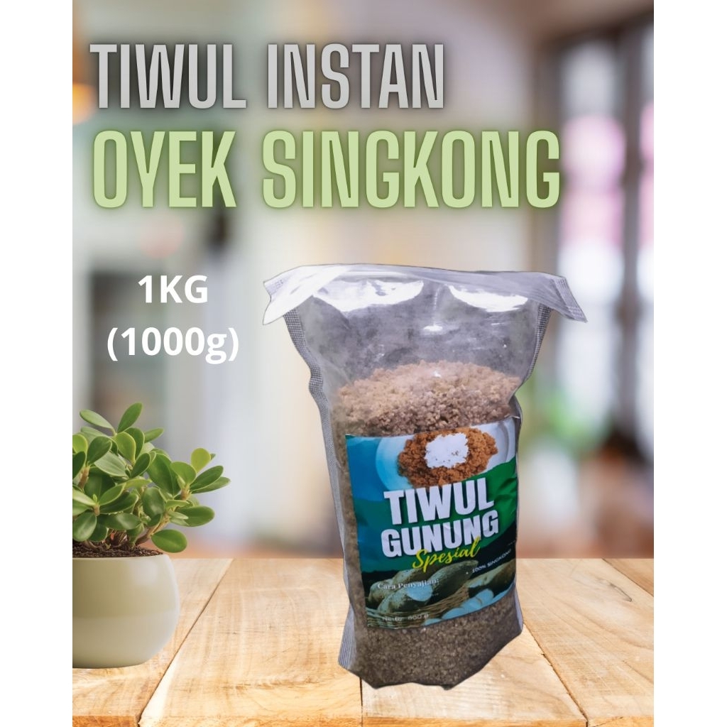 

[1KG]-Oyek/Tiwul Instant|Makanan Tradisional Jawa/Nostalgia Jadoel
