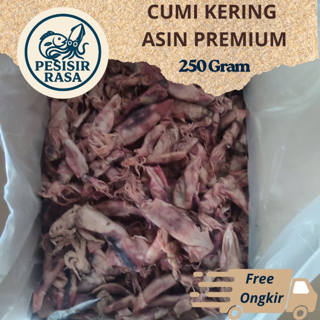 

Cumi Kering Asin 250 gram dan 500 gram