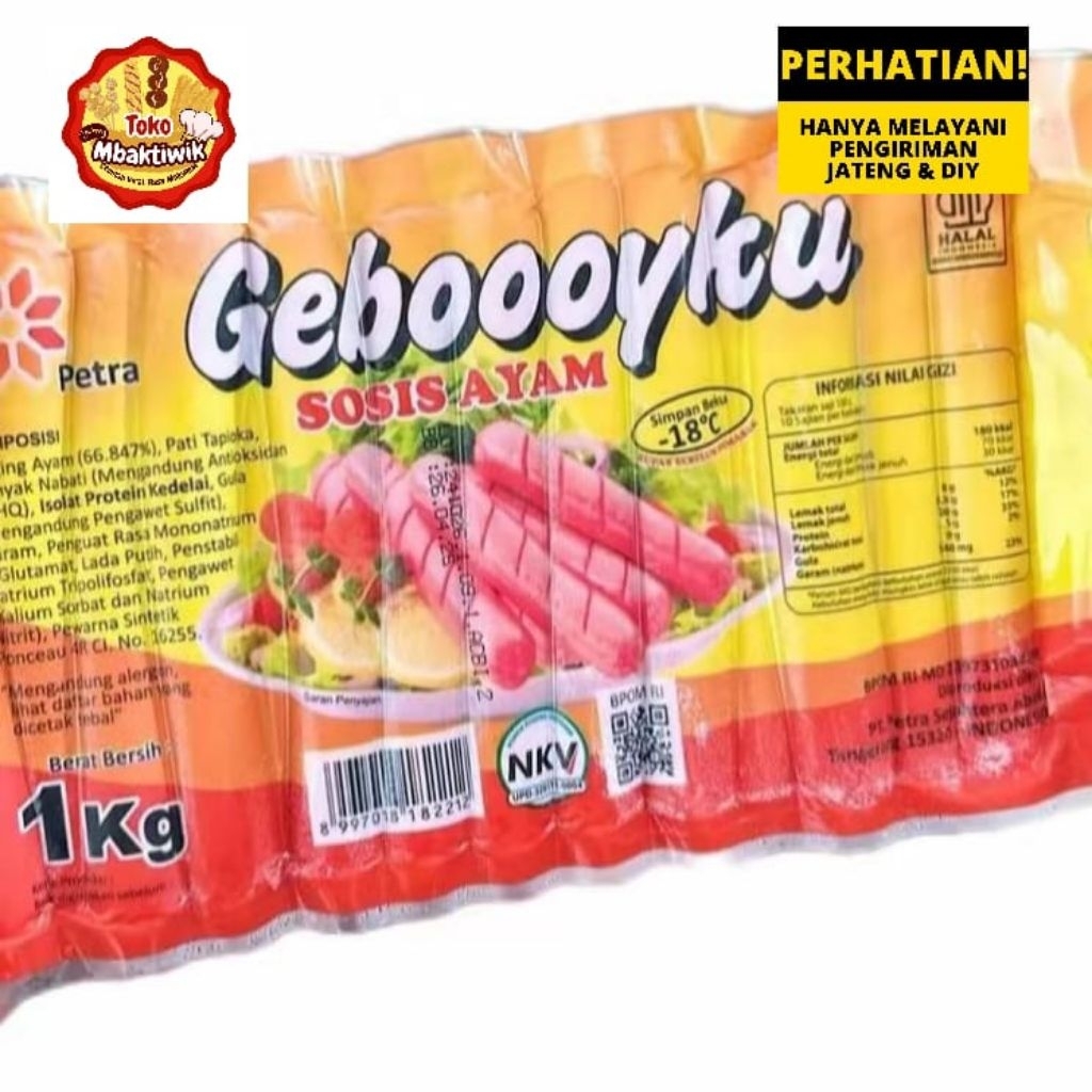

sosis geboooyku 1 kg sosis ayam geboooyku 1 kg