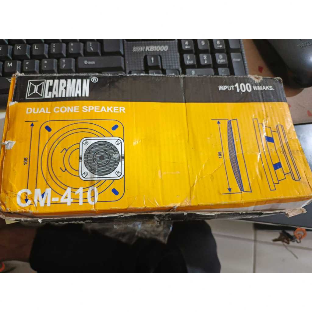 Speaker pintu mobil 4 inch Carman CM410