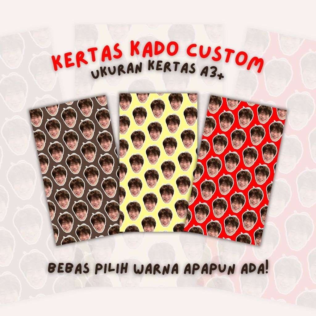 

Kertas Kado Custom A3+
