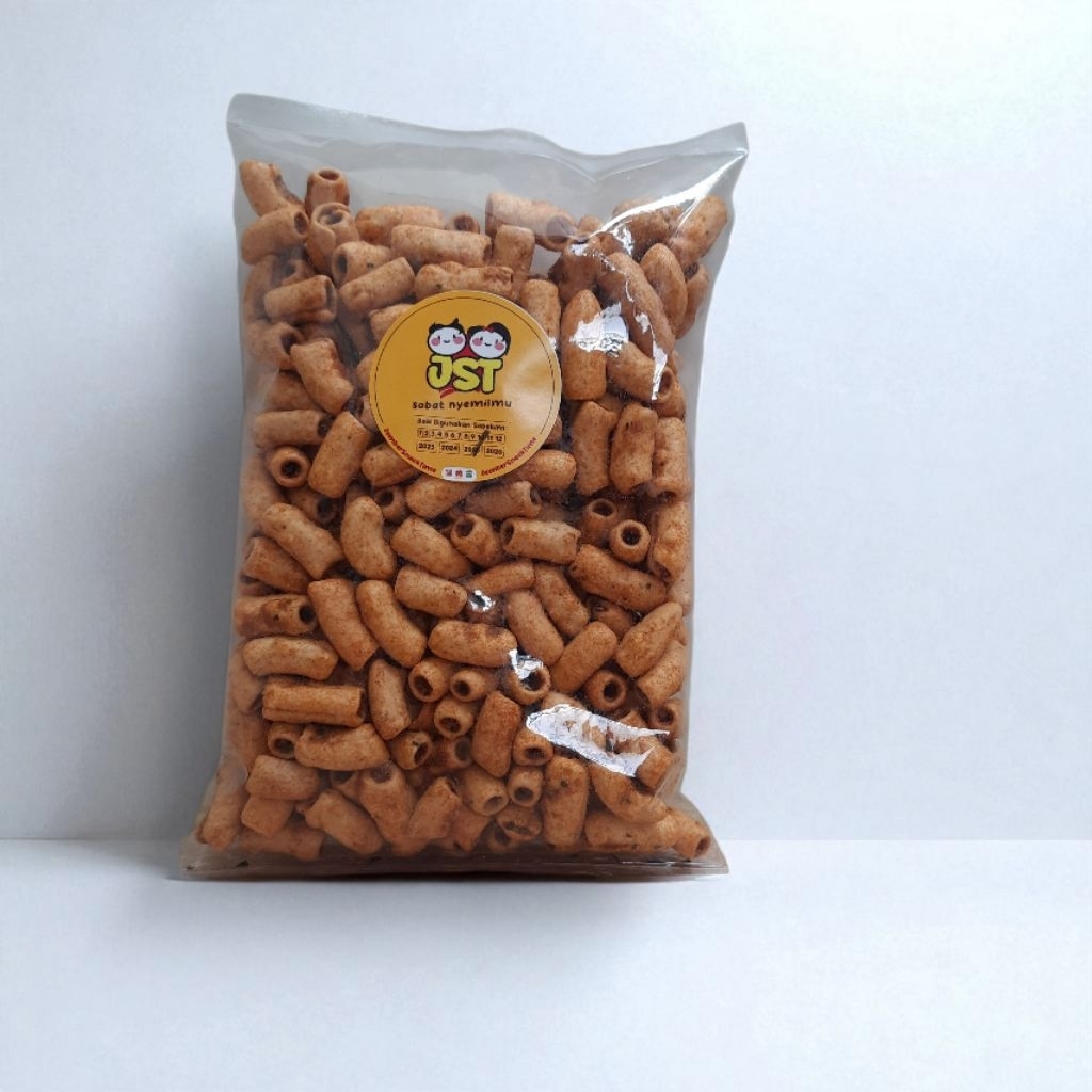 

[250gr] Makaroni Makroni Bantat Cikruh Daun Jeruk Camilan Empuk, Renyah, Gurih & Pedas