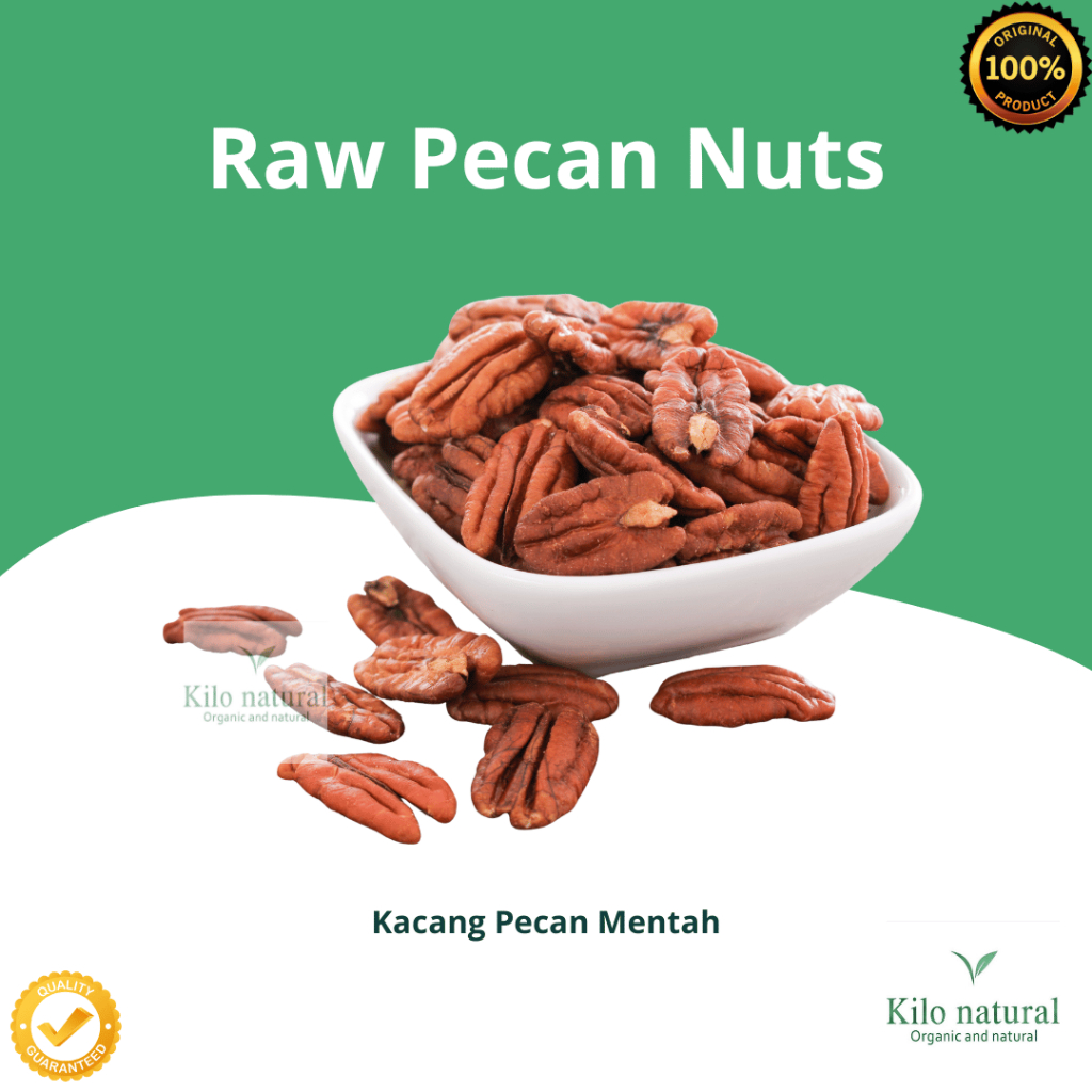 

Raw Pecan Nuts 100gr / Kacang Pecan Mentah 100gram