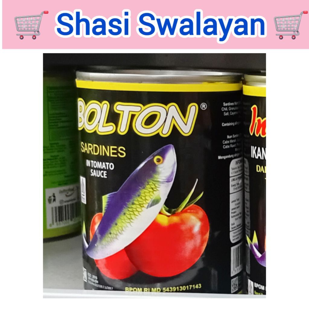 

BOLTON Ikan Sarden Saus Tomat 425 gram - Sardines In Tomato Sauce