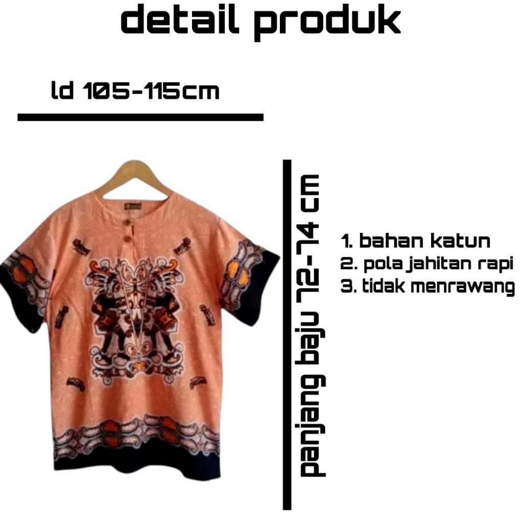 Baju Etnik Asmat Kalimantan Tengah / Kaos Etnik Kalimantan