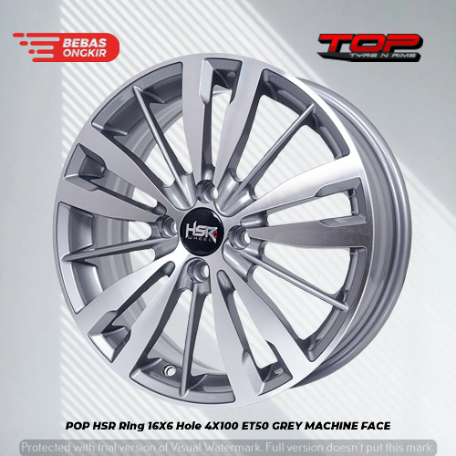 Velg Oem Honda Jazz Ring 16 - Pelek HSR POP Lebar 6 Inch Lebar 4X100 Original R16