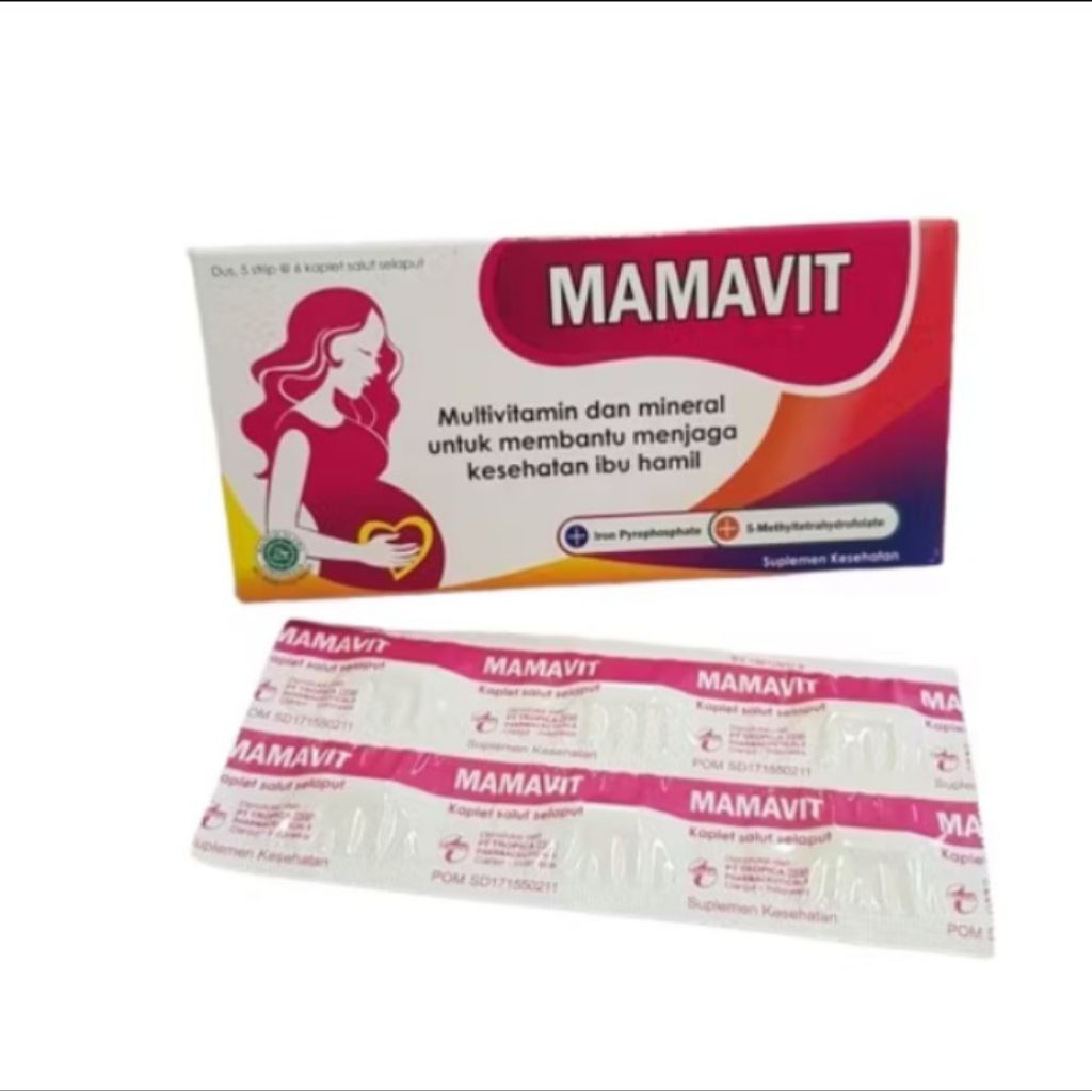 Mamavit perstrip isi 6 kaplet multivitamin ibu hamil