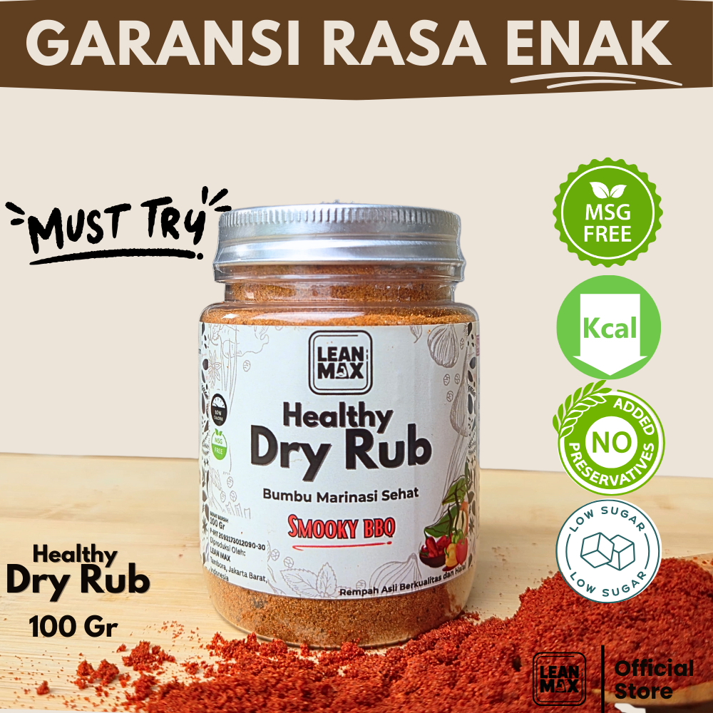 

Bumbu Dry Rub dengan Garam Himalaya Non MSG – Rendah Kalori, Bumbu Diet & Panggang Sehat Lean Max