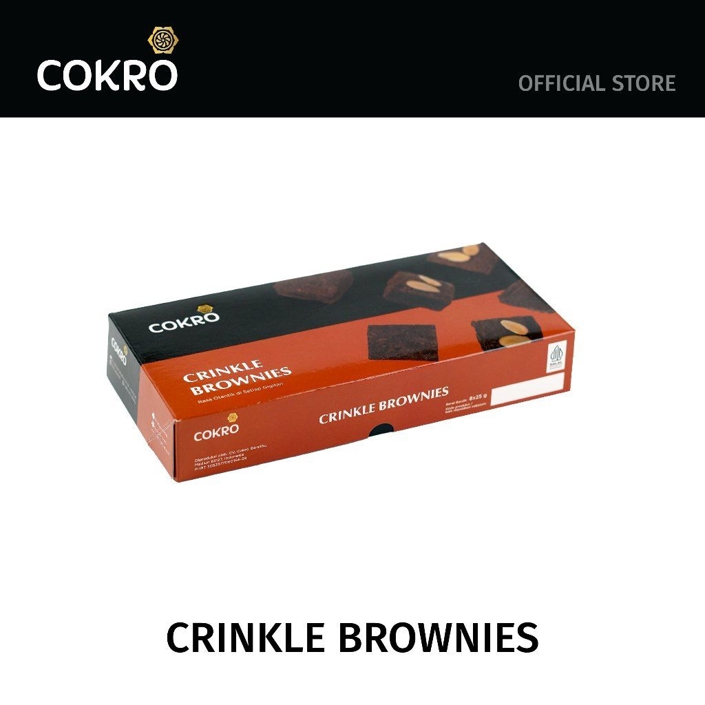 

Cokro-Crinkle Brownies
