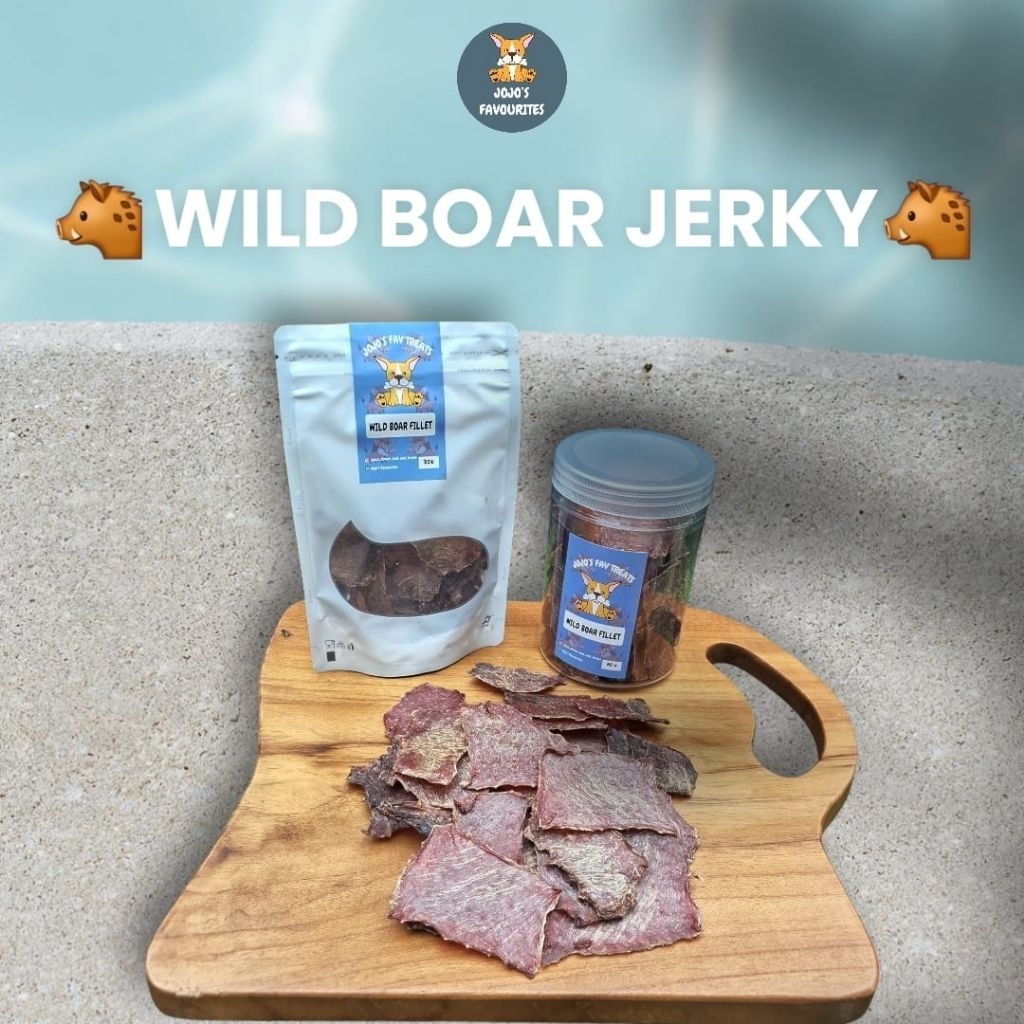 WILD BOAR FILLET JERKY.  DENDENG BABI HUTAN