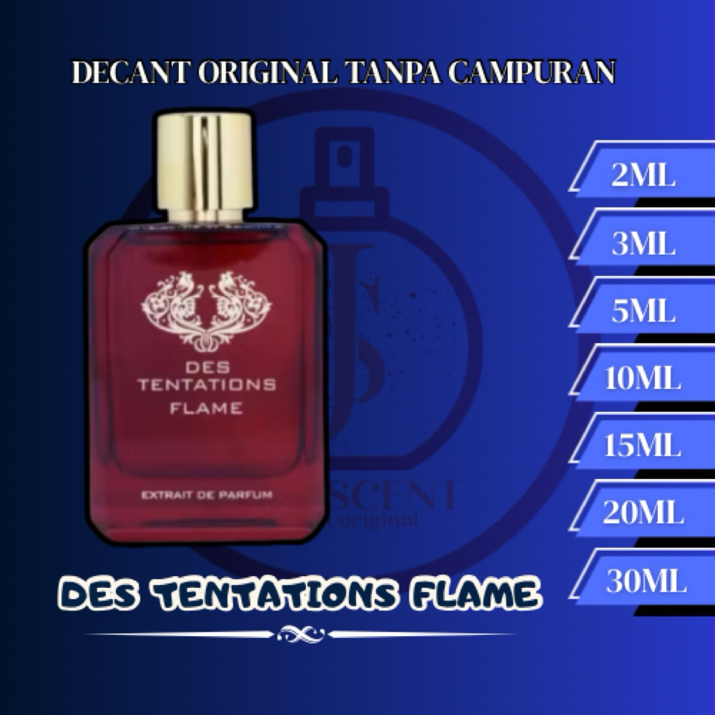 DECANT DES TENTATIONS FLAME EXTRAIT DE PARFUM
