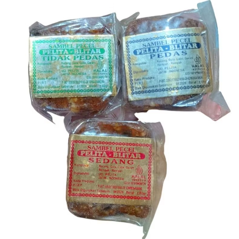 

Sambel Pecel Pelita Blitar 60gr Sambal Pecel Saus Kacang