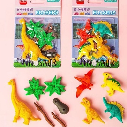 

Set Penghapus Eraser Karakter Lucu Unik Dinosaurus