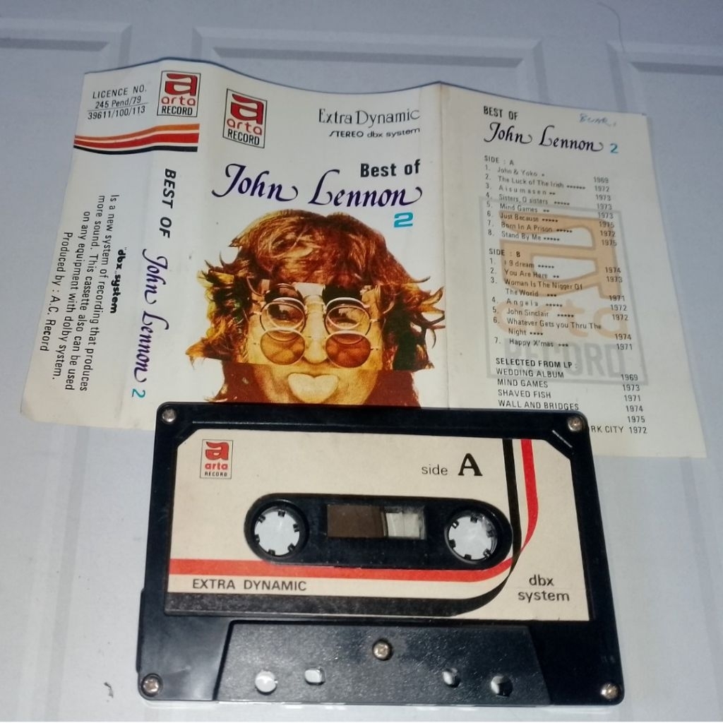Kaset pita:Best Of John Lennon