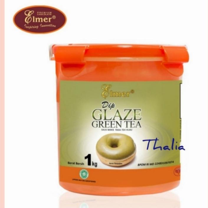 

ELMER DIP GLAZE GREENTEA 1KG TOPPING/ISIAN UNTUK DONAT/CAKE DLL