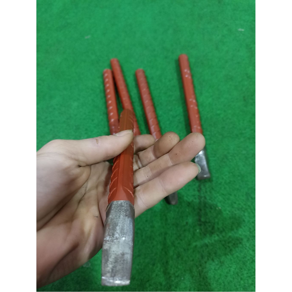 pahat betel beton ulir 16 finishing sepuh. penancal betel pahat beton