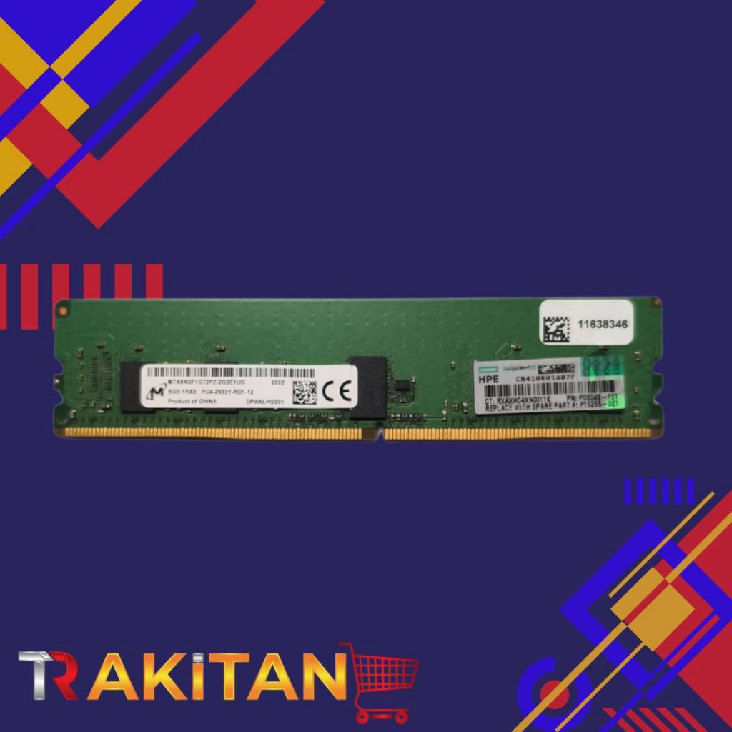 HPE 8-GB (1 x 8GB) Single Rank x8 DDR4-2933 - HP P03049-191