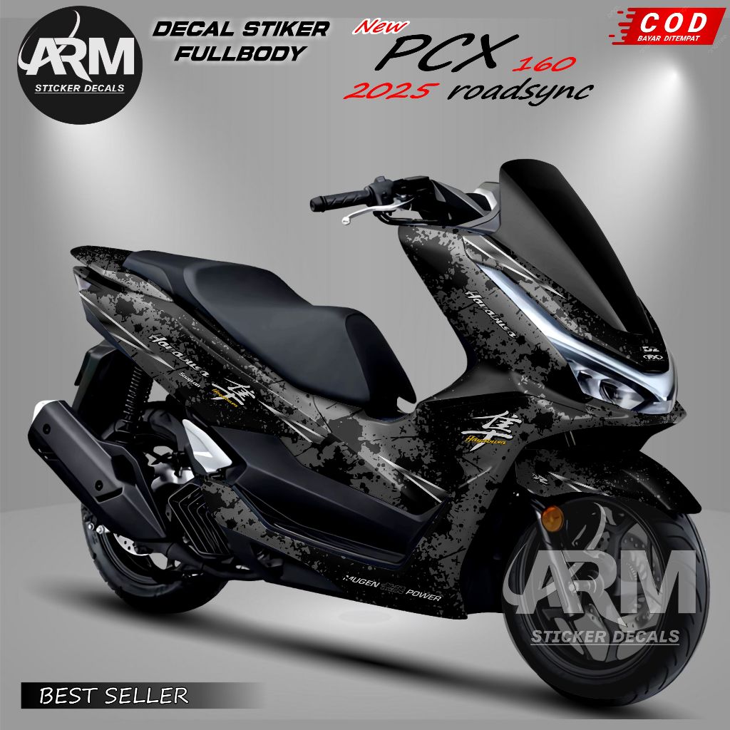 COD Sticker Decal Full Body Honda PCX 160 RoadSync 2025 - Decal Sticker Full Body PCX 160 2025 Motif