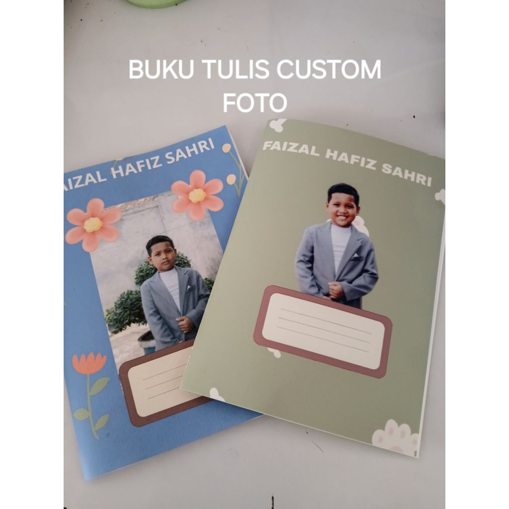 

buku tulis custom foto
