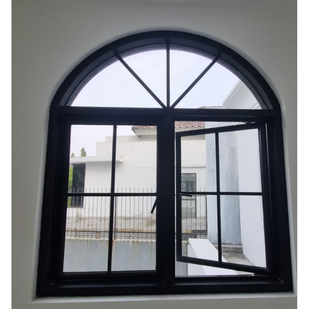Jendela Lengkung Aluminium