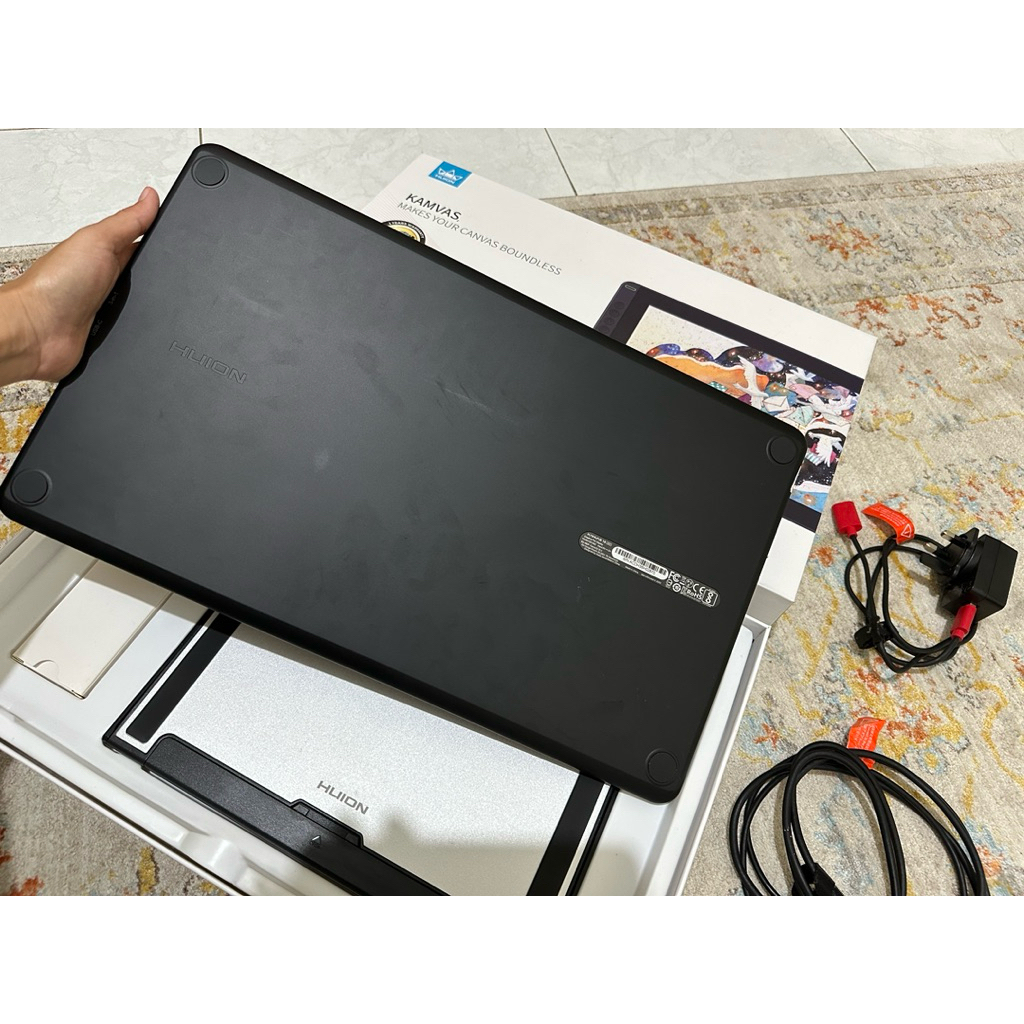 PRELOVED LIKE NEW Huion kamvas 16 2021 GS1562 drawing display tablet bekas seken second