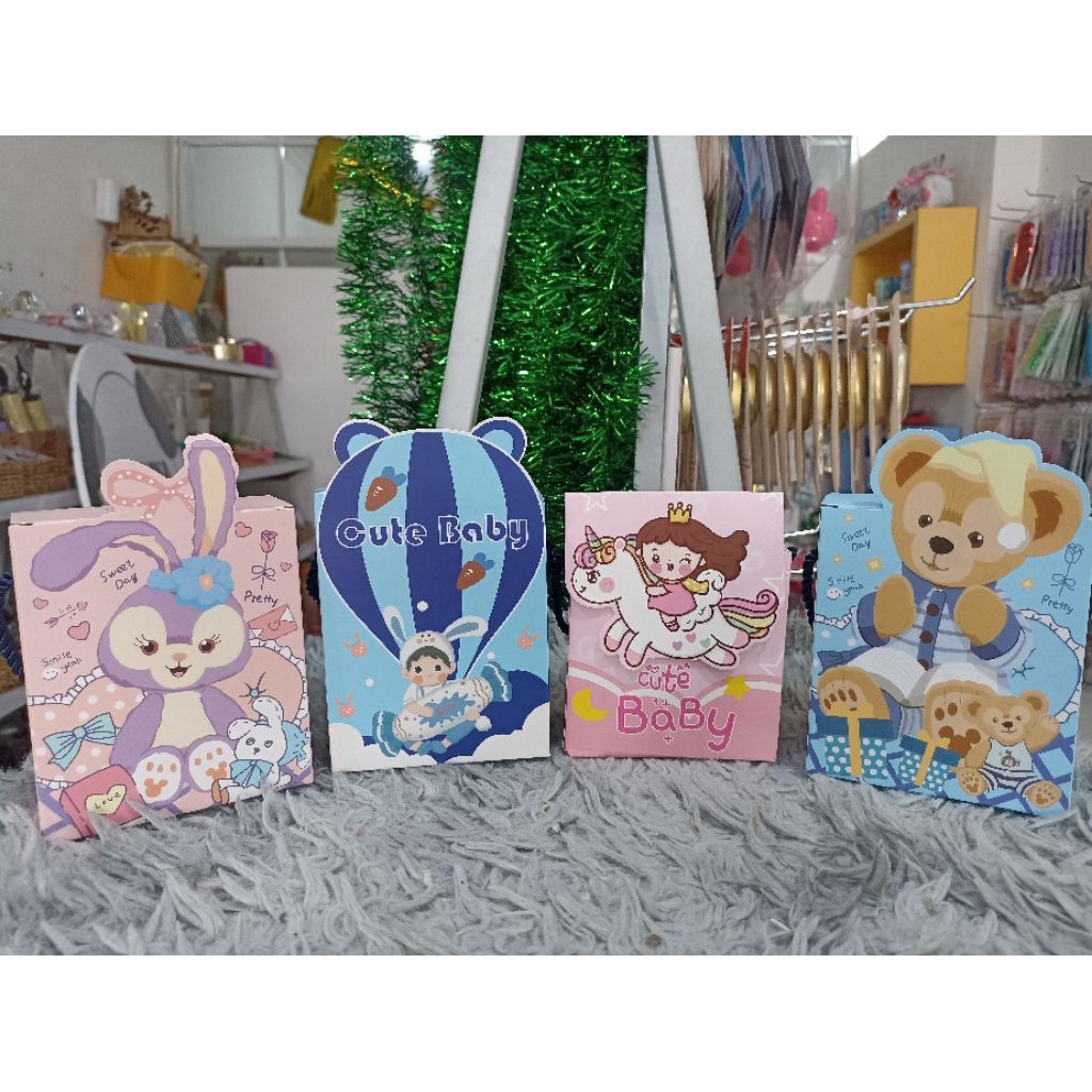 

Kotak Snack / Goodie Bag Ulang Tahun Anak | Box Hampers Lucu Tema Baby