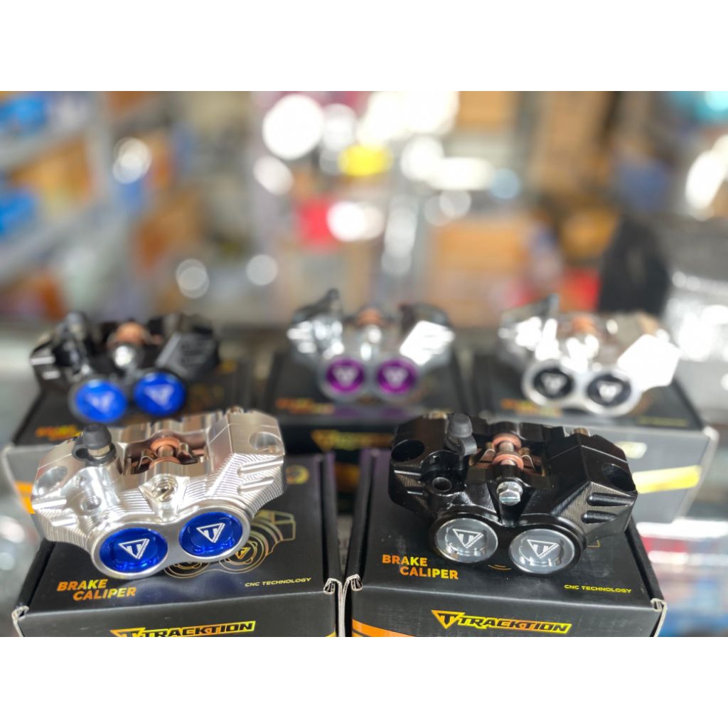 KALIPER TRACKTION FORMULA 8.1 4PISTON CNC, kaliper tracktion type formula 8.1 dengan 4piston cnc