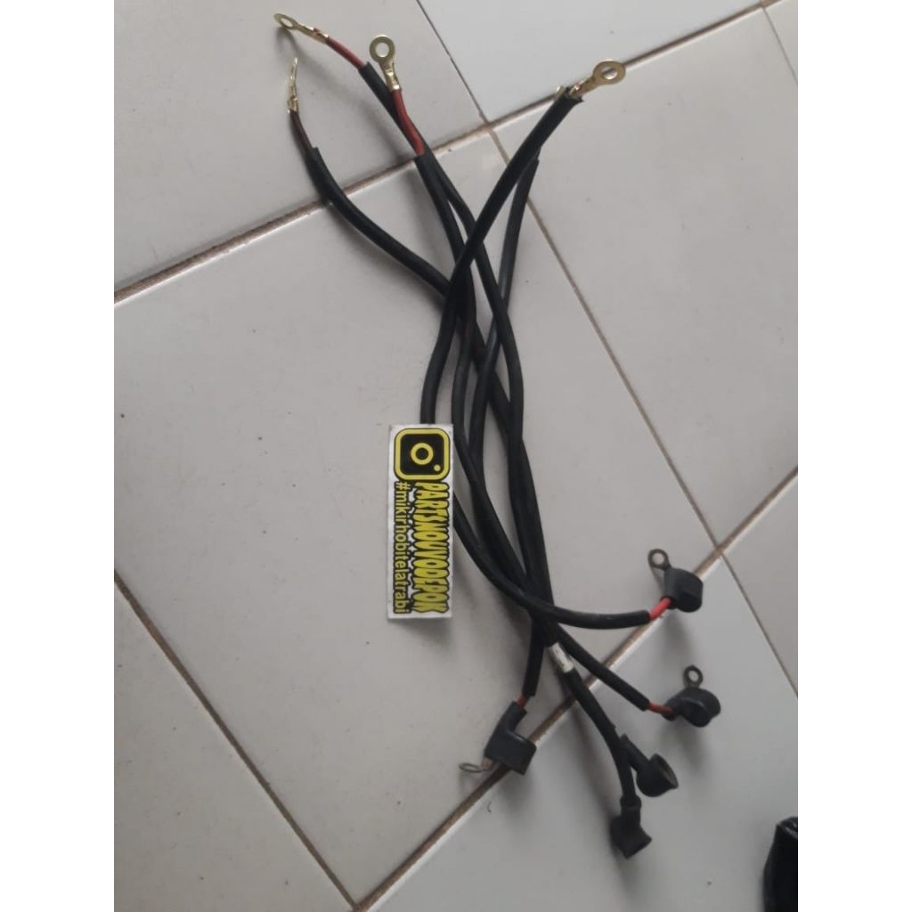 Kabel positif aki Nouvo Z / kabel plus nouvo / kabel plus bendik aki nouvo / kabel plus merah aki no