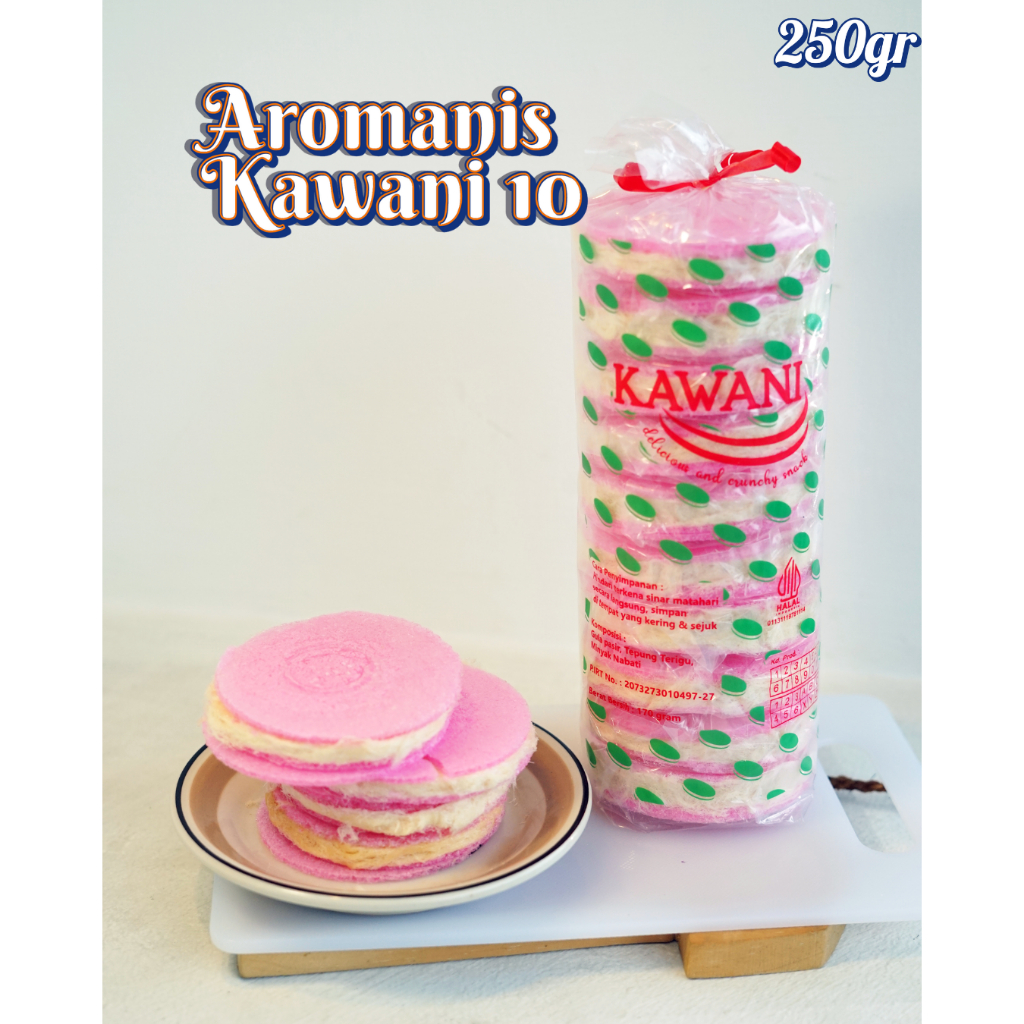 

Aromanis kawani isi 10 250gr Khas Bandung - Camilan Manis Tradisional