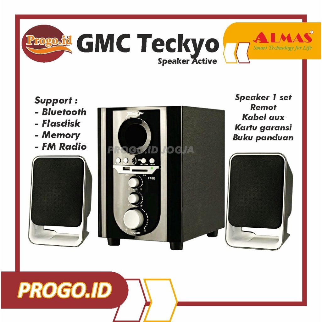SPEAKER AKTIF TECKYO 778E SPEAKER AKTIF GMC SPEKER Bluetooth