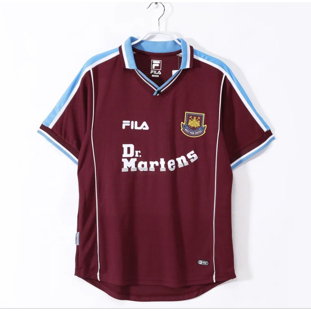 Jersey Retro Vintage WestHam Home 1999 2000 GO HQ