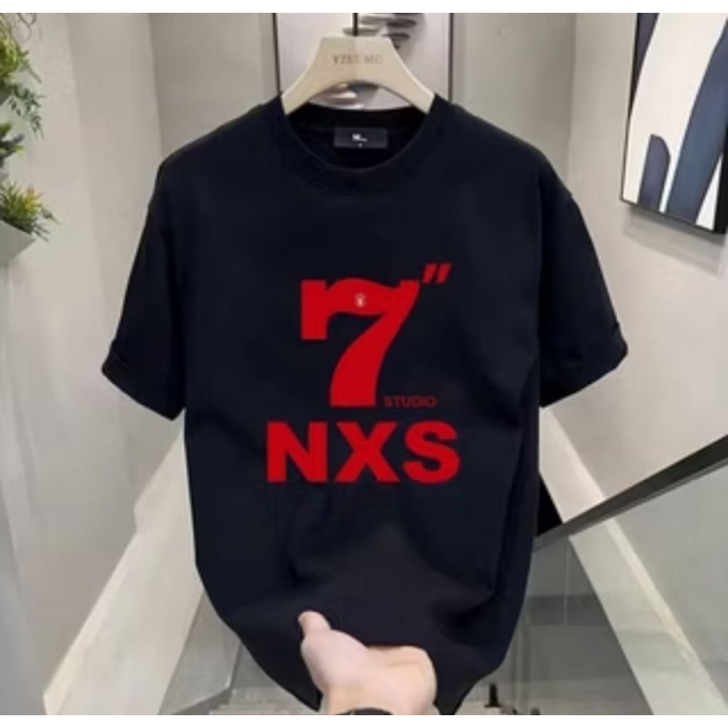 *KAOS PENDEK ANGKA 7  MOTIF PRINT KAOS ATASAN PRIA WANITA S-3XL PREMIUM UNISEX*