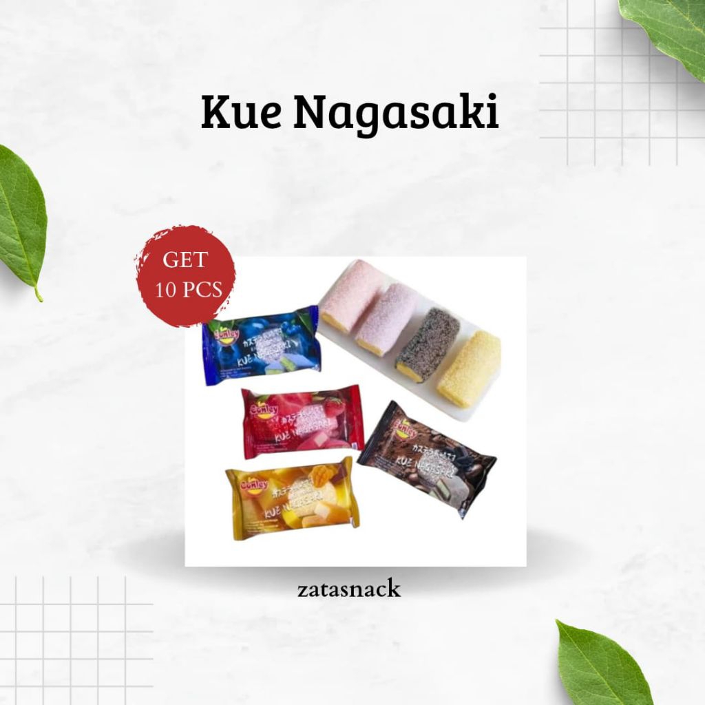 

(Paket 10pcs) Kue Nagasaki